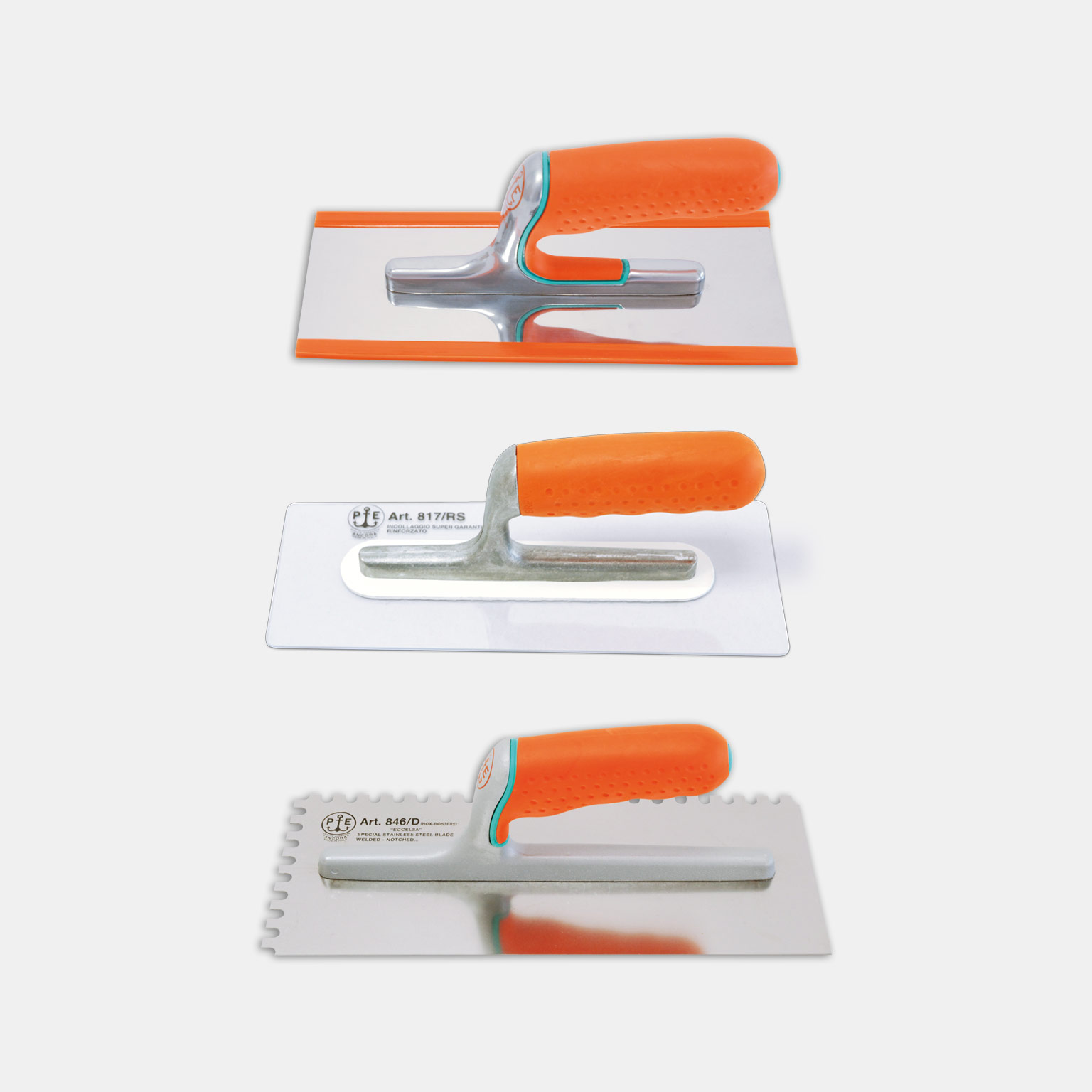 Cazzuola dentata per lisciare 280 x 130 mm denti da 10 x 10 mm Connex COX781238 resistente alla ruggine